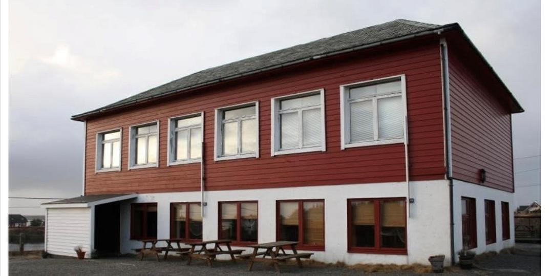 Bilde/illustrasjon om Bulandet Bygdehus